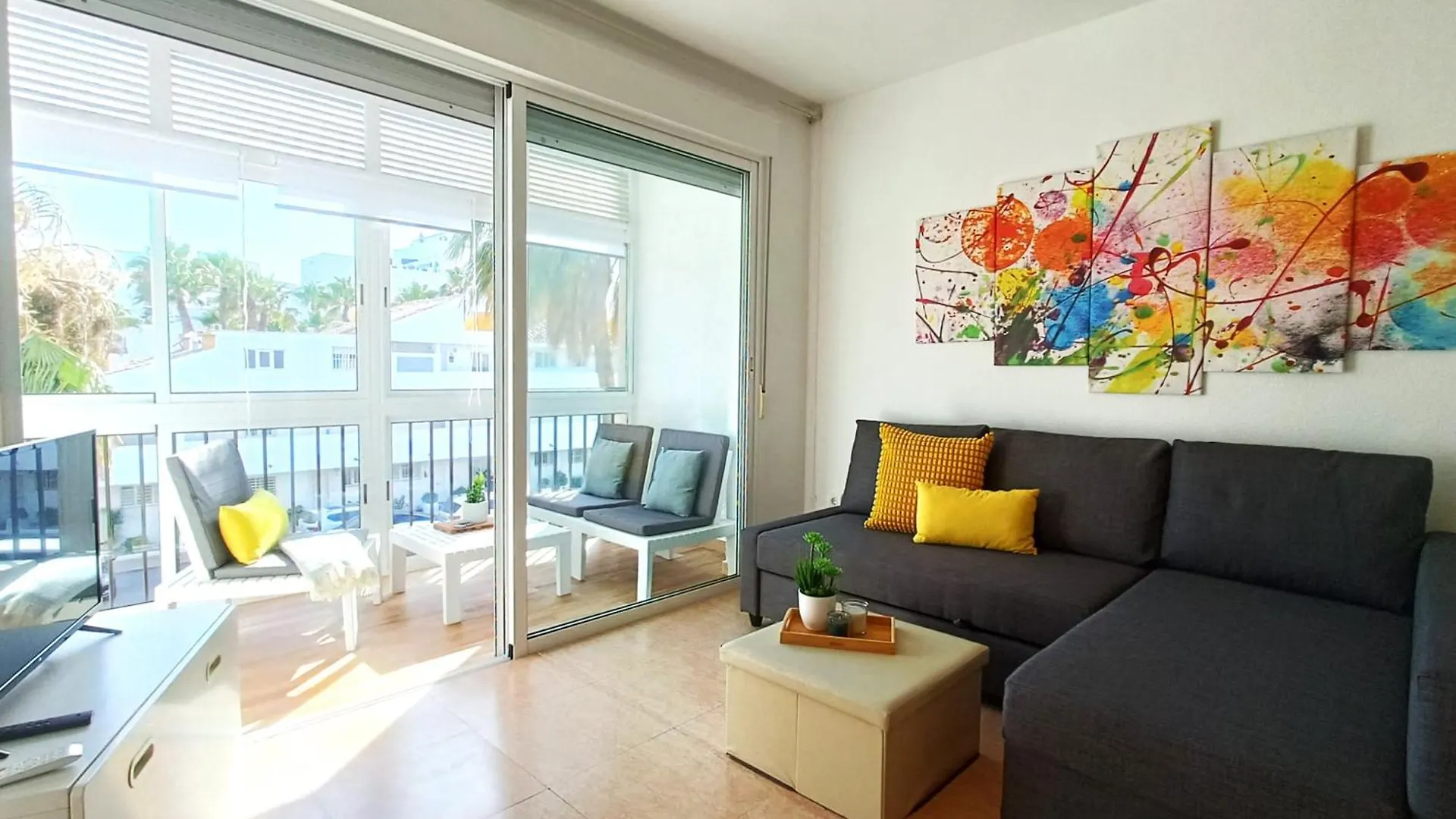 Apto Tropicana Con Salida Directa Al Mar Y Piscina Roquetas de Mar